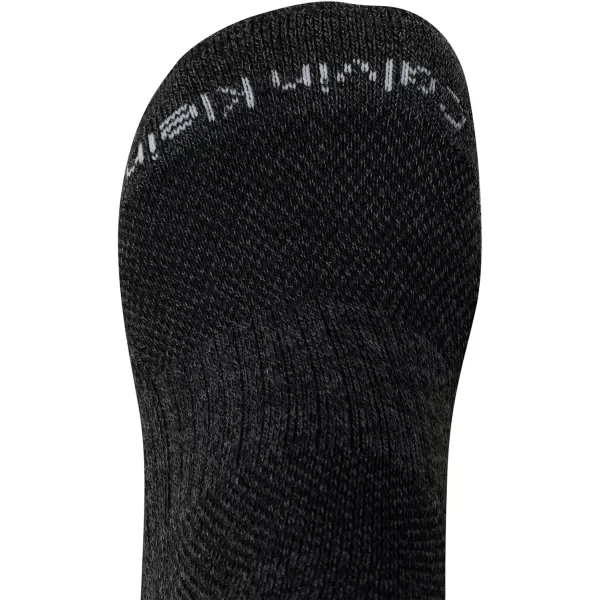 Calvin Klein Mens Socks  Low Cut Ankle Socks 12 PackBlackGrey