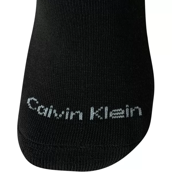 Calvin Klein Mens Socks  Low Cut Ankle Socks 12 PackBlackGrey Solid