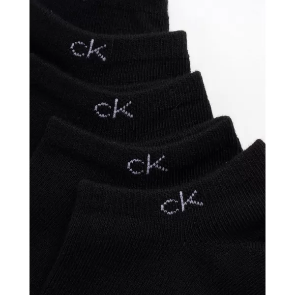 Calvin Klein Mens Socks  Low Cut Ankle Socks 12 PackPure Black