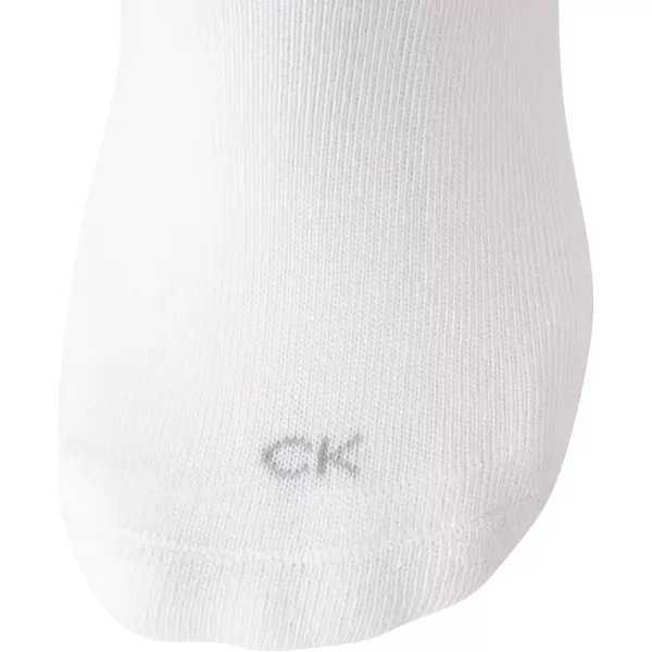 Calvin Klein Mens Socks  Low Cut Ankle Socks 12 PackWhite