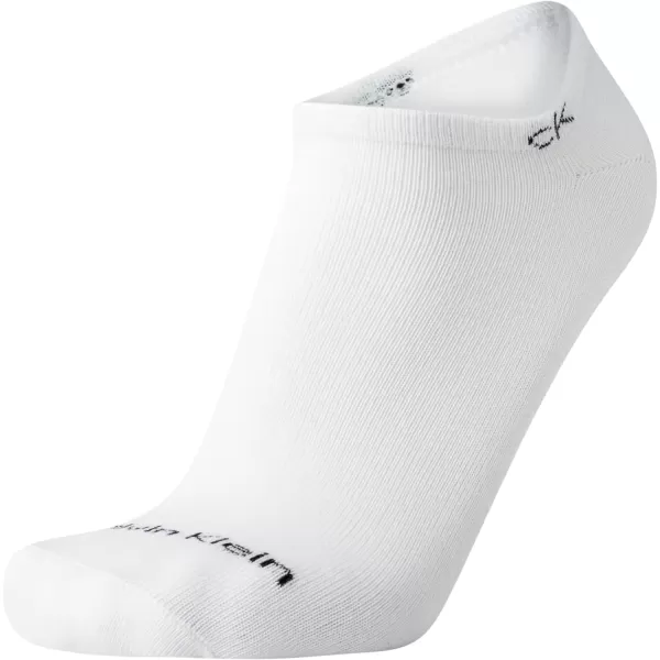 Calvin Klein Mens Socks  Low Cut Ankle Socks 12 PackWhite Logo