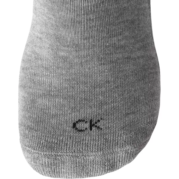 Calvin Klein Mens Socks  Low Cut Ankle Socks 12 PackWhiteGreyBlack