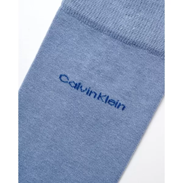 Calvin Klein Mens Socks  Luxury Cotton Blend Dress Socks 1 PairLight Blue