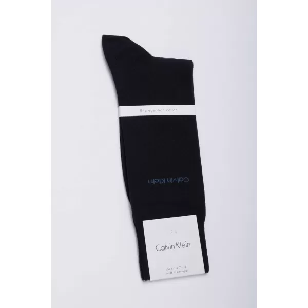 Calvin Klein Mens Socks  Luxury Cotton Blend Dress Socks 1 PairNavy