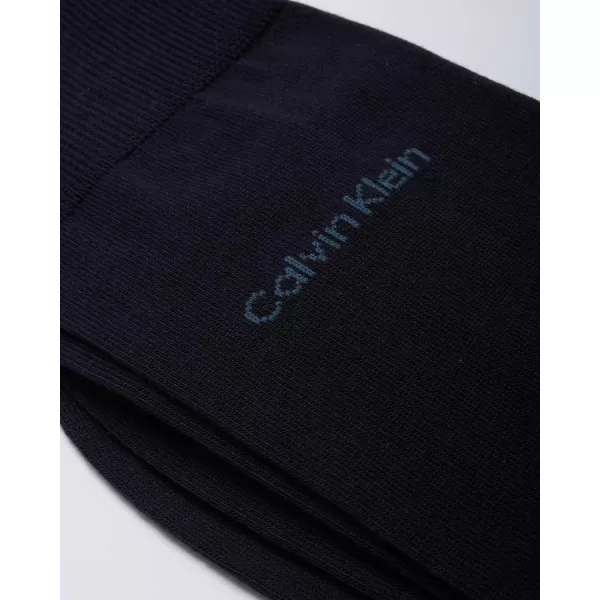 Calvin Klein Mens Socks  Luxury Cotton Blend Dress Socks 1 PairNavy