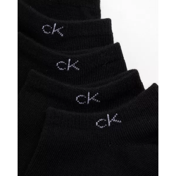 Calvin Klein Mens Socks  No Show Ankle Socks 6 PackBlack