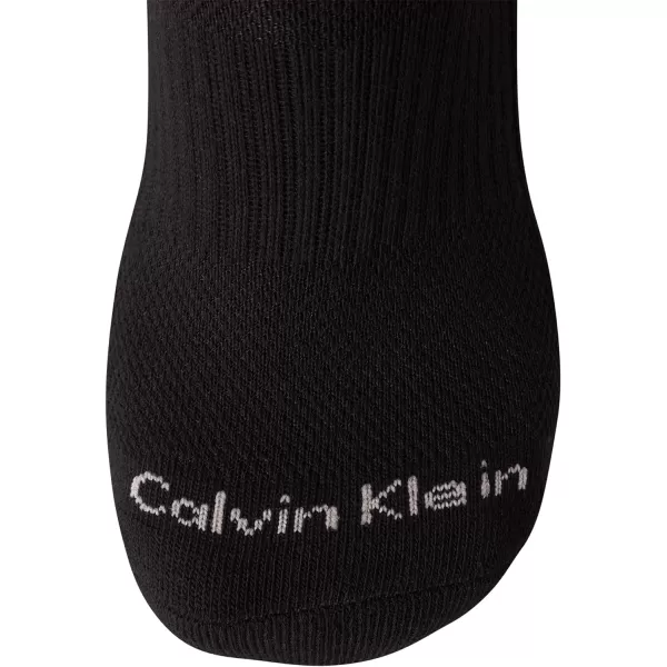 Calvin Klein Mens Socks  No Show Ankle Socks 6 PackClassic Black