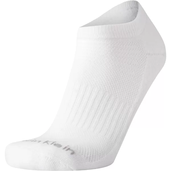 Calvin Klein Mens Socks  No Show Ankle Socks 6 PackPure White