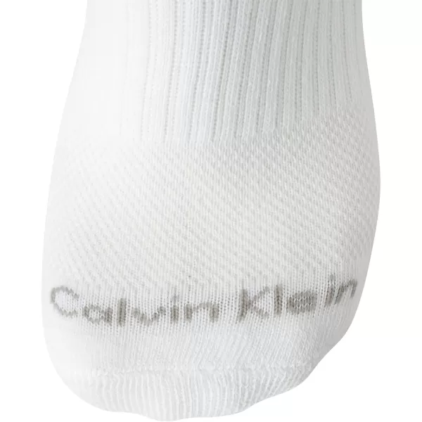 Calvin Klein Mens Socks  No Show Ankle Socks 6 PackPure White