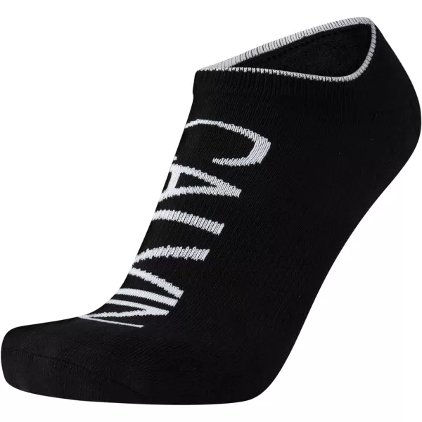 Calvin Klein Mens Socks  No Show Low Cut Athletic Socks 6 PackBlack