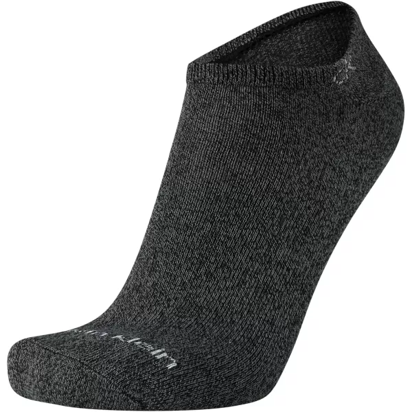 Calvin Klein Mens Socks  No Show Low Cut Athletic Socks 6 PackBlackGrey Solid
