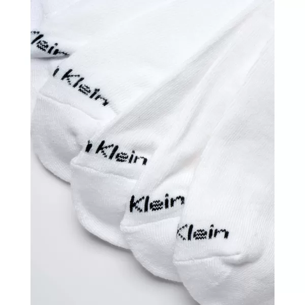 Calvin Klein Mens Socks  No Show Low Cut Athletic Socks 6 PackWhite