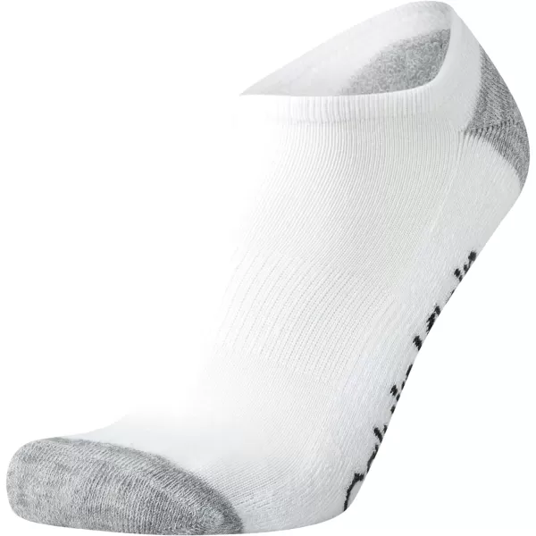 Calvin Klein Mens Socks  No Show Low Cut Athletic Socks 6 PackWhite Pure