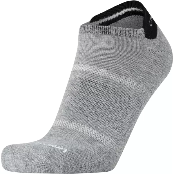 Calvin Klein Mens Socks  No Show Low Cut Athletic Socks 6 PackWhiteGreyBlue