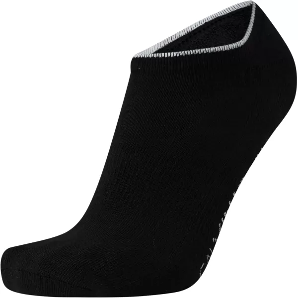 Calvin Klein Mens Socks  No Show Sneaker Liner Socks 3 PackBlack