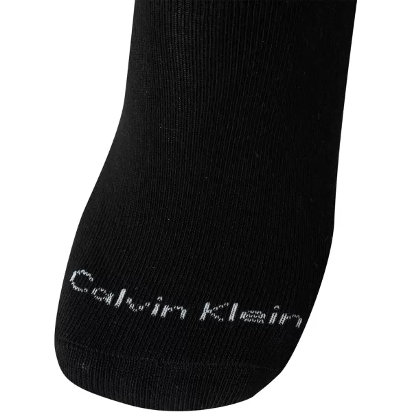 Calvin Klein Mens Socks  No Show Sneaker Liner Socks 6 PackBlack