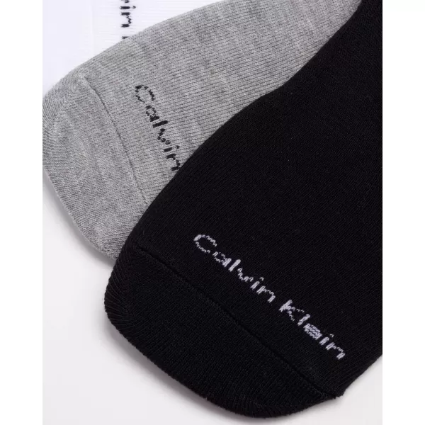 Calvin Klein Mens Socks  No Show Sneaker Liner Socks 6 PackMulticolored