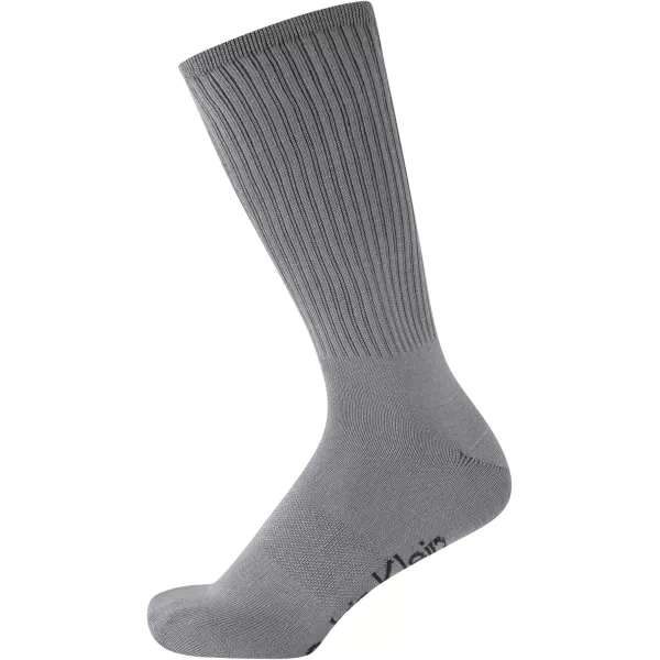 Calvin Klein Mens Socks  Sustainable SuperSoft Luxury Cushion Athletic Crew Socks 2 PackGrey