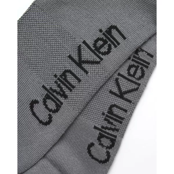 Calvin Klein Mens Socks  Sustainable SuperSoft Luxury Cushion Athletic Crew Socks 2 PackGrey