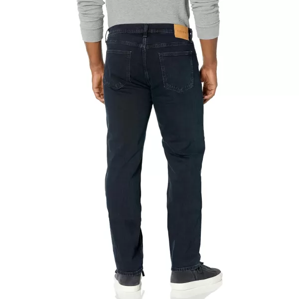 Calvin Klein Mens Straight Fit JeansBlue Black Stone