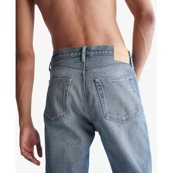 Calvin Klein Mens Straight Fit JeansBluegrass 78