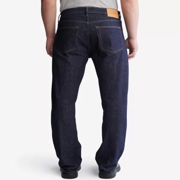 Calvin Klein Mens Straight Fit JeansCk Blue Rinse