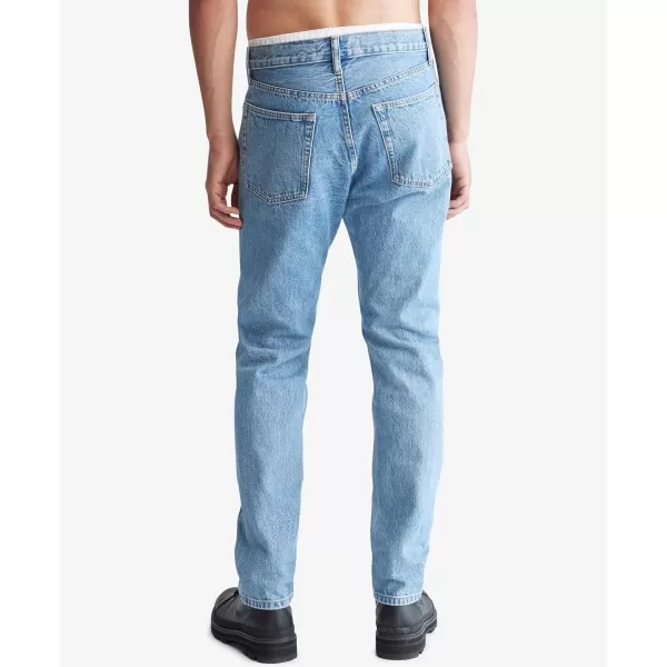 Calvin Klein Mens Straight Fit JeansDesert Blue