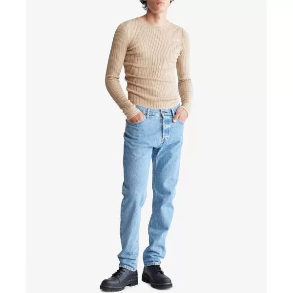 Calvin Klein Mens Straight Fit JeansDesert Blue