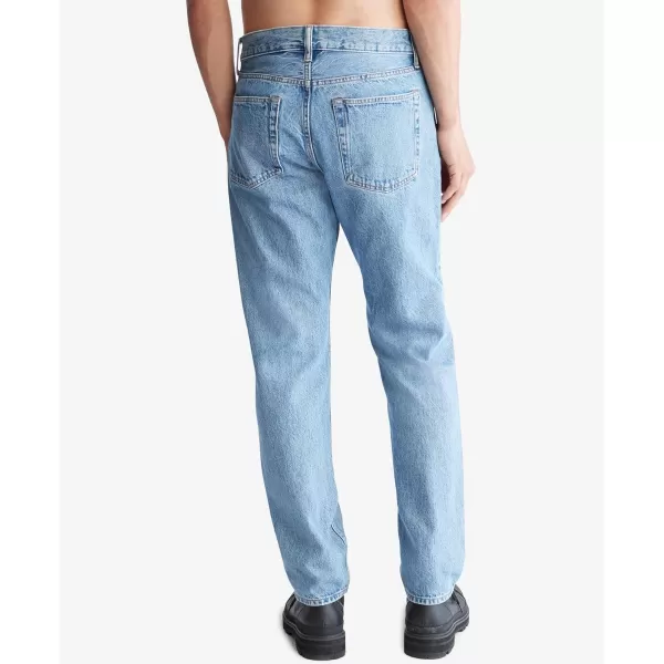 Calvin Klein Mens Straight Fit JeansDesert Blue