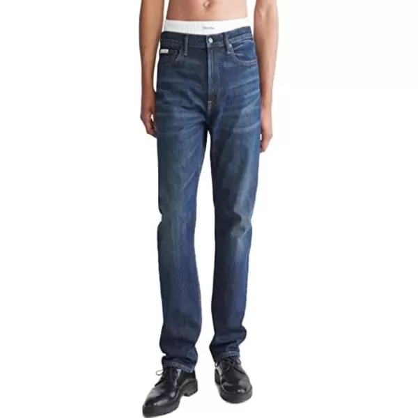 Calvin Klein Mens Straight Fit JeansIndigo No 6