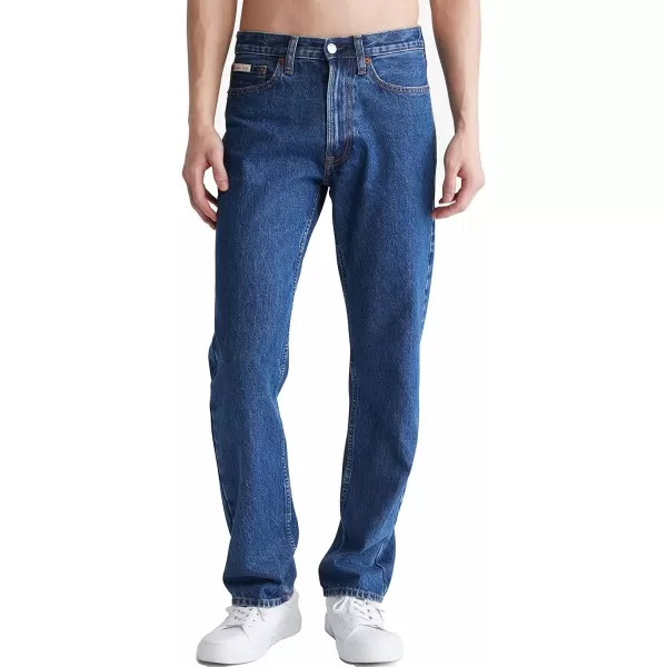 Calvin Klein Mens Straight Fit JeansPacifico