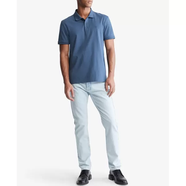 Calvin Klein Mens Straight Fit JeansSlim Straight Charlie Indigo