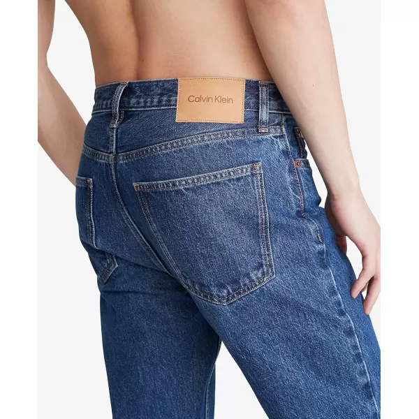 Calvin Klein Mens Straight Fit JeansStandard Straight Pacifico