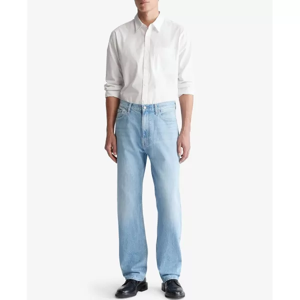 Calvin Klein Mens Straight Fit JeansSunfade