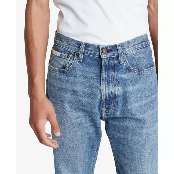 Calvin Klein Mens Straight Fit JeansTinted Ck Stone
