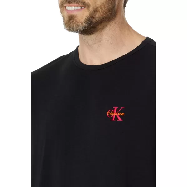 Calvin Klein Mens This is Love Pride Short Sleeve CrewneckBlack