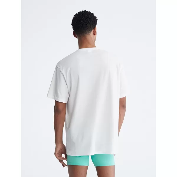 Calvin Klein Mens This is Love Pride Short Sleeve CrewneckWhite