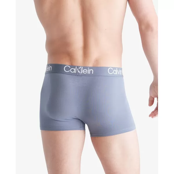 Calvin Klein Mens TrunkGrey Rose Asphalt Grey Dragon Fly