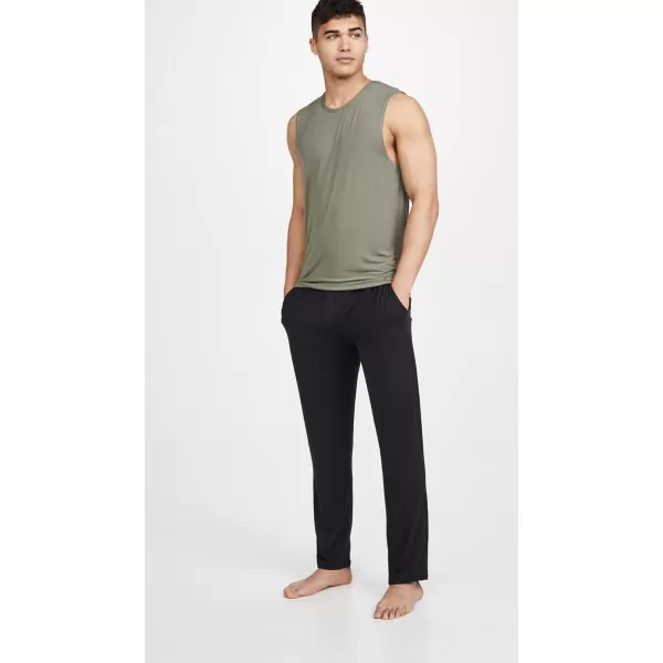 Calvin Klein Mens Ultra Soft Modal Pants1 Black