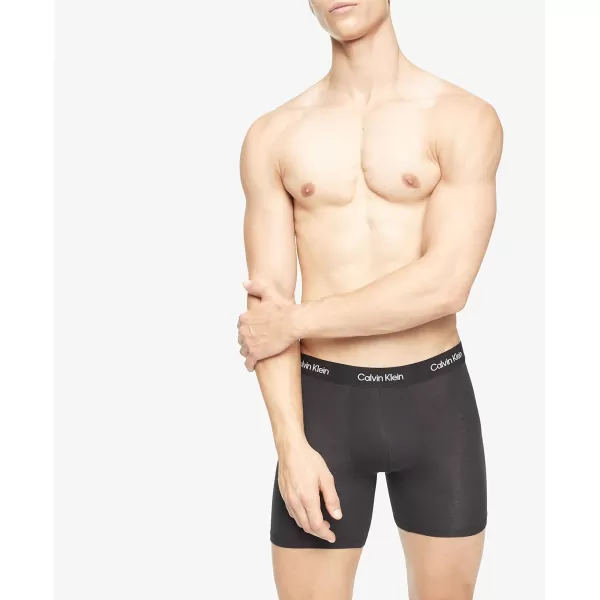 Calvin Klein Mens Ultra Soft Modern Modal Boxer BriefBlack