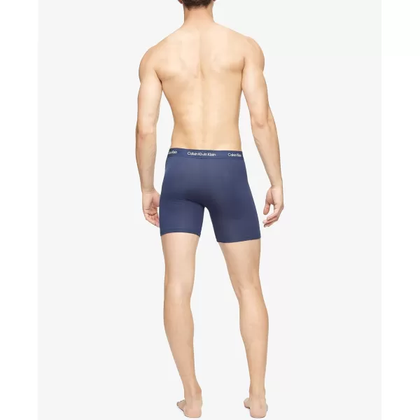 Calvin Klein Mens Ultra Soft Modern Modal Boxer BriefBlue Shadow