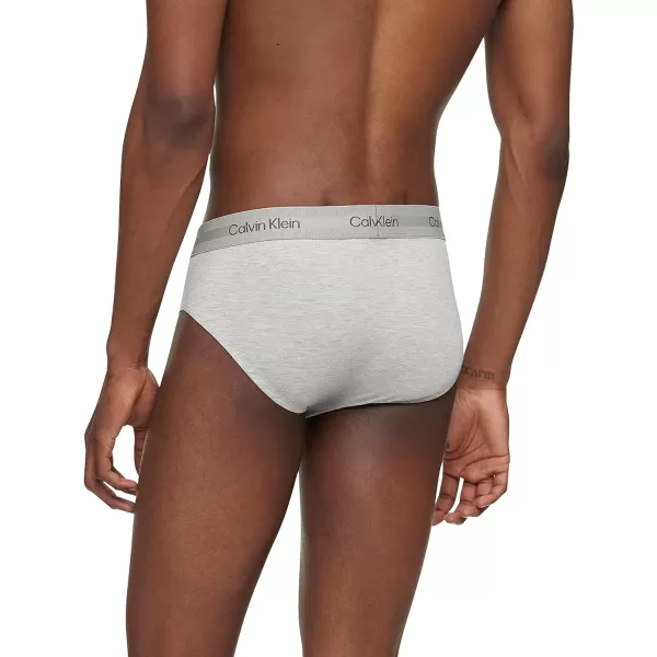 Calvin Klein Mens Ultra Soft Modern Modal Hip Brief1 Grey Heather