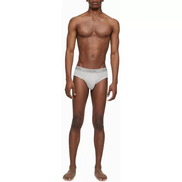Calvin Klein Mens Ultra Soft Modern Modal Hip Brief1 Grey Heather