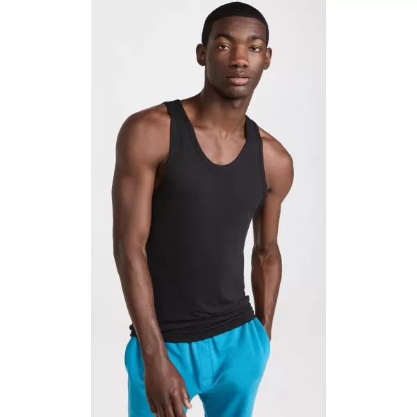 Calvin Klein Mens UltraSoft Modern Lounge 1Pack TankBlack