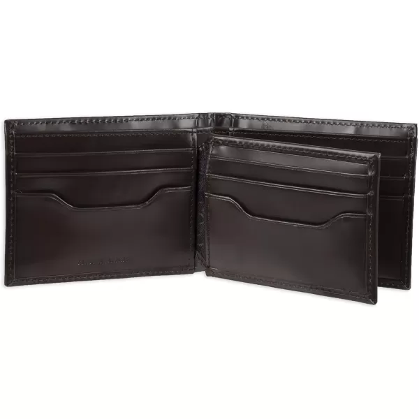 Calvin Klein Mens Wallet SetsMinimalist Bifold and Card CasesBrown Bifold