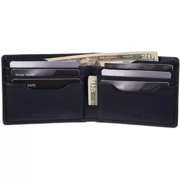 Calvin Klein Mens Wallet SetsMinimalist Bifold and Card CasesNavy Bifold