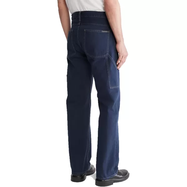 Calvin Klein Mens Wide Leg Carpenter JeansAtlantic