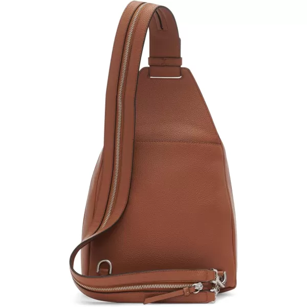 Calvin Klein Myra Convertible Sling Backpack BrownKhakiBlackOne Size Caramel