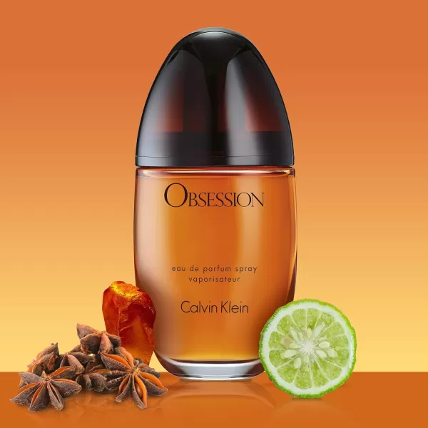 Calvin Klein Obsession for Women Eau De Parfum  Notes of bold amber mandarin and bergamoteau de parfum 1 fl Oz