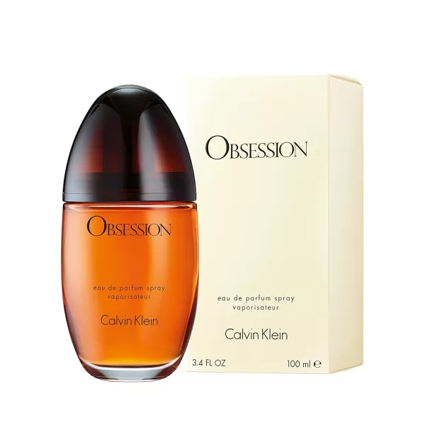 Calvin Klein Obsession for Women Eau De Parfum  Notes of bold amber mandarin and bergamoteau de parfum 34 Fl Oz